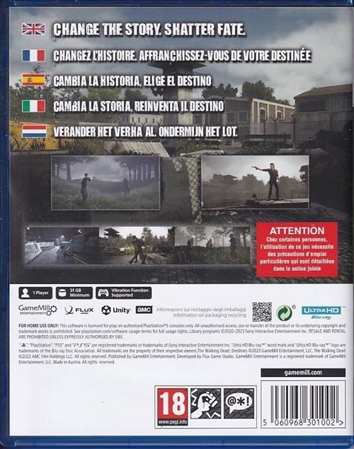 The Walking Dead Destinies - PS5 (A-Grade) (Genbrug)